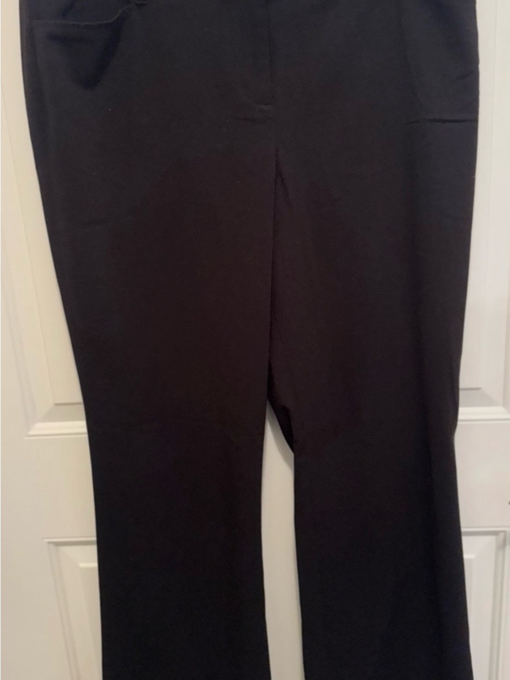 LOFT Black Boot Cut Ponte Pants
